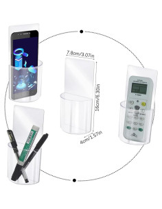 4 Soportes Transparentes para Control Remoto TIE-DailyNec 2