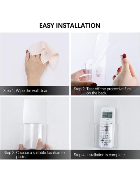 4 Soportes Transparentes para Control Remoto TIE-DailyNec