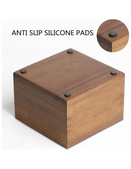 Soporte de Control Remoto de Madera Acacia LBEMEY - Marrón