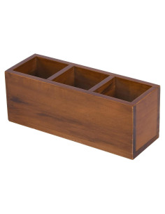 Soporte de Control Remoto de Madera Dedoot 3 Compartimentos