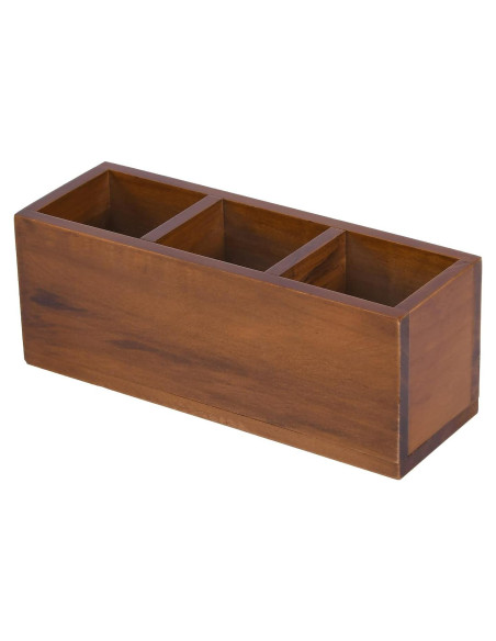 Soporte de Control Remoto de Madera Dedoot 3 Compartimentos