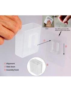 Soporte Universal para Control Remoto PINOWU 2 Unidades 7x6x3cm 2