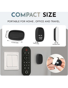 Soporte Magnético para Control Remoto Ayzsdnh 4 Pcs Autoadhesivo 2