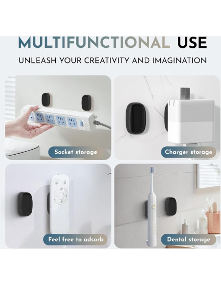Soporte Magnético para Control Remoto Ayzsdnh 4 Pcs Autoadhesivo