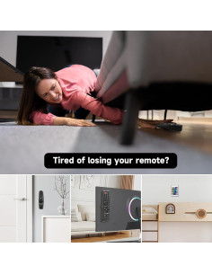 Soporte Magnético para Control Remoto YONGJIA - Negro - Pared 2