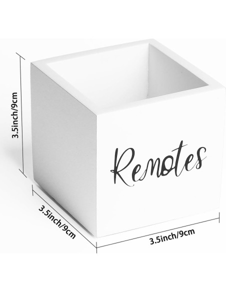Soporte de Control Remoto de Madera LBEMEY Blanco S