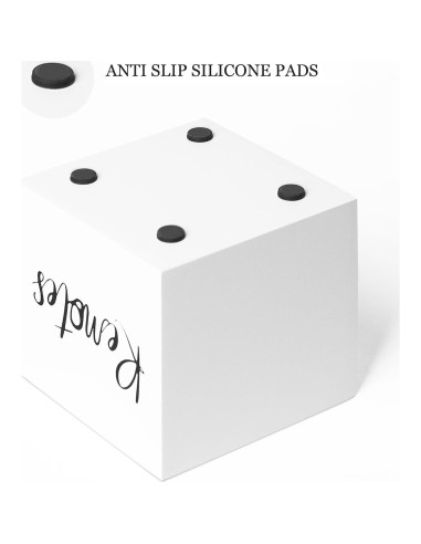 Soporte de Control Remoto de Madera LBEMEY Blanco S