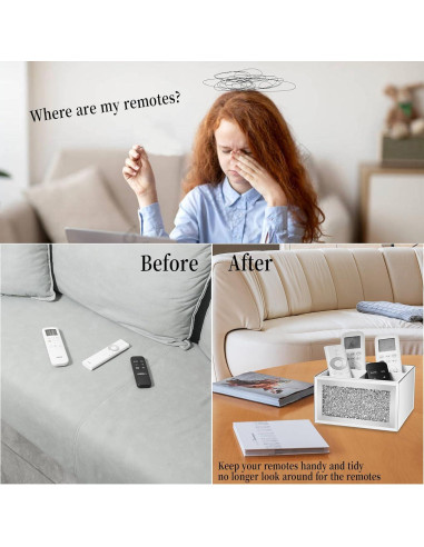 Soporte Giratorio 360 para Control Remoto SWTHONY Plateado