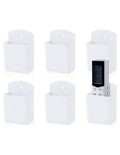 6 Soportes de Control Remoto TIE-DailyNec Blanco Universal