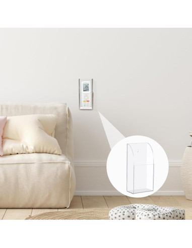 Soporte de Pared para Control Remoto Bruislard Transparente 14cm