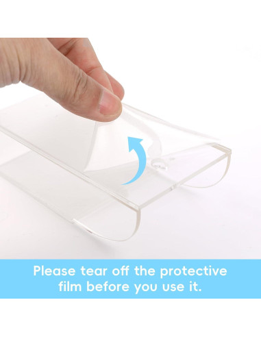 Soporte de Pared para Control Remoto Bruislard Transparente 14cm