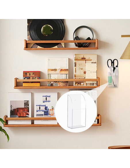 Soporte de Pared para Control Remoto Bruislard Transparente 14cm