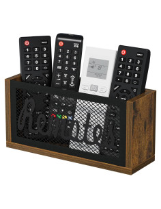 Soporte de Control Remoto YINMIT Marrón Montado en Pared 20.4x6.3x9.9cm