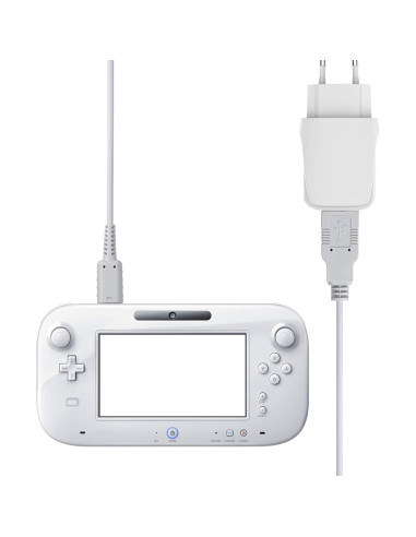 Cable de Carga USB SUNMON para Gamepad Wii U - 1m Blanco