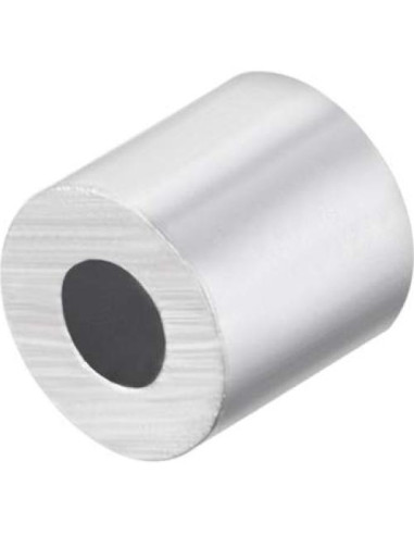 Manga de Parada de Cable de Aluminio uxcell 3/32" (2.38 mm) - Paquete de 100