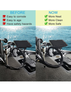 Manga de Cable para Motor de Trolling NOVINO 152.4 cm Neopreno 2