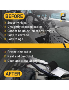 Manga de Cable Neopreno EUSTREER 60" (152.4 cm) para Motor 2