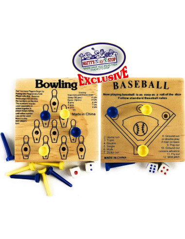 Juego de Clásicos Deluxe Matty's Toy Stop 8 Rompecabezas Madera