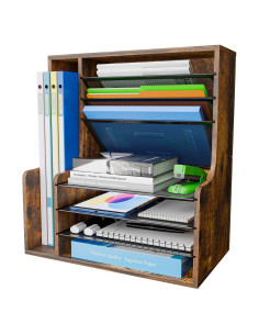 Organizador de Escritorio Simple Trending 7 Niveles Madera 40.64x22.86x43.18 cm