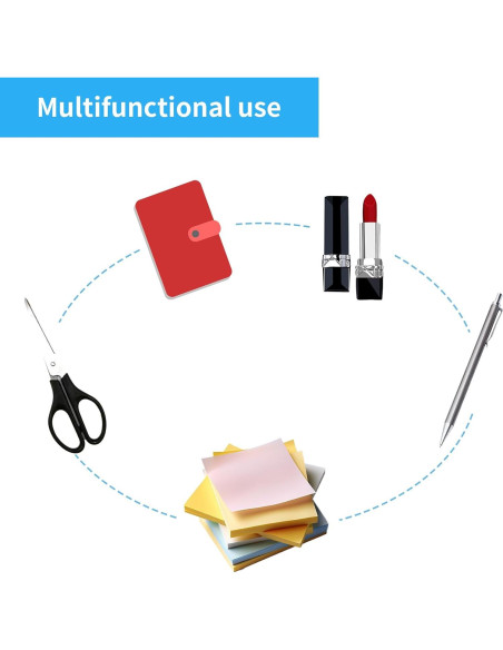 Organizador de Escritorio Acrílico HSYMQ 5 Compartimentos