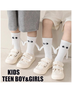 Calcetines Magnéticos Keauexp con Ojos Bordados 2 Pares 2