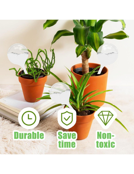 12 Bombillas de Riego Automático Cmaqpw para Plantas 21 cm