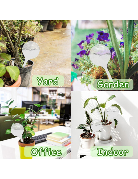 12 Bombillas de Riego Automático Cmaqpw para Plantas 21 cm