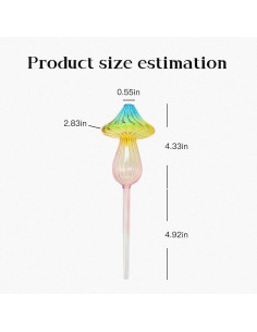 4 Esferas de Riego Automático de Vidrio ZHIYUEJING 24.99 cm 2