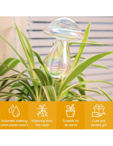 Esferas de Riego Automático KiKiHeim 4 Piezas Hongos