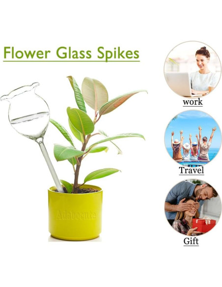 Dispositivo de Riego Automático Adabocute 2 Esferas de Vidrio 250ml