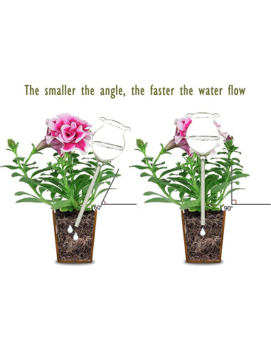 Dispositivo de Riego Automático Adabocute 2 Esferas de Vidrio 250ml