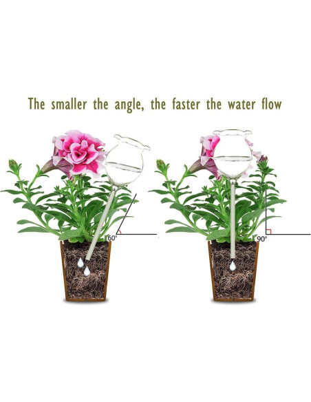 Dispositivo de Riego Automático Adabocute 2 Esferas de Vidrio 250ml