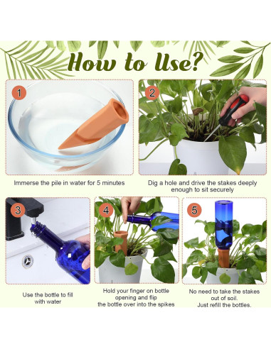 Paquete de 12 Dispositivos de Riego Automático SiliFine