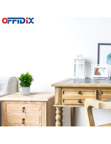 Planta Artificial Aloe en Maceta Plástica Blanca OFFIDIX 22.86 cm