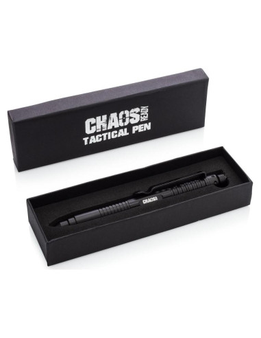 Bolígrafo Táctico Chaos Ready - EDC con Luz y Rompevidrios