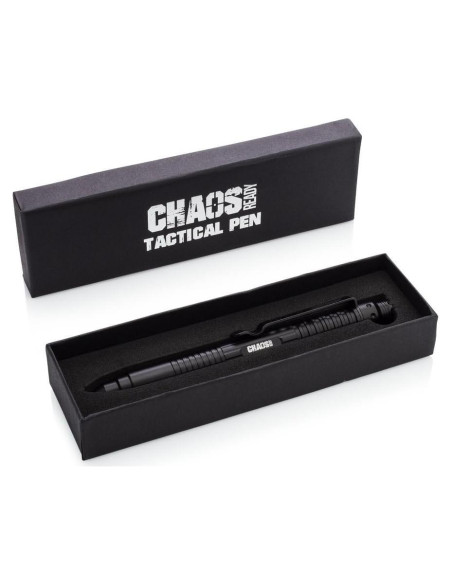 Bolígrafo Táctico Chaos Ready - EDC con Luz y Rompevidrios
