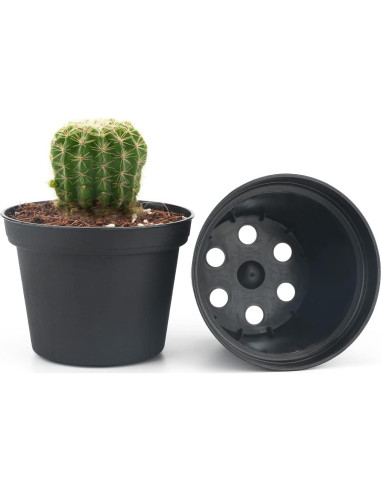 Macetas de Plástico KINGLAKE 100 Pcs 7.62 cm para Suculentas