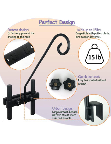 Riel de Gancho Colgante NEECONG para Deck 6.8 kg