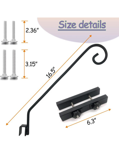 Riel de Gancho Colgante NEECONG para Deck 6.8 kg