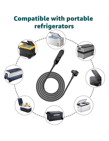 Cable de Alimentación CC Norward para Refrigeradores 12V/24V
