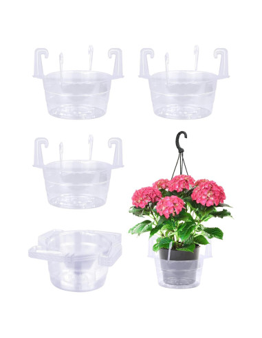 Bandejas de Goteo KOROI 10 Piezas 19.8 cm Plástico Transparente