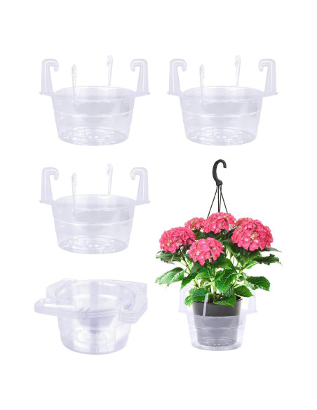 Bandejas de Goteo KOROI 10 Piezas 19.8 cm Plástico Transparente