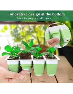 Kit de Inicio de Semillas Ryscam 48 Celdas con Tapa 2