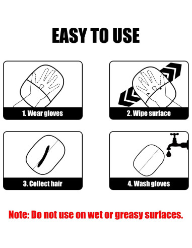 Guantes de Aseo para Mascotas Gosknor 24x18cm Doble Cara