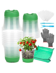 Kit de Vivero Caffox 45 Piezas Macetas 12.7 cm Reutilizables