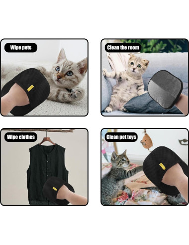 Guantes de Aseo para Mascotas Gosknor 24x18cm Doble Cara