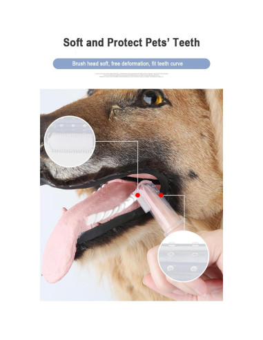 Juego de Baño para Mascotas BOBEJIMIA 3 en 1 Guantes y Cepillos