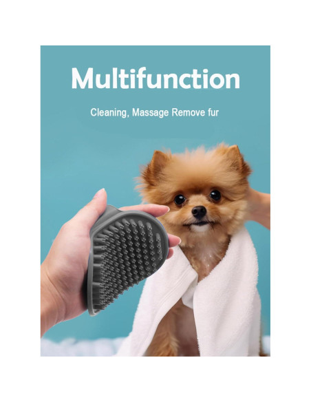 Juego de Baño para Mascotas BOBEJIMIA 3 en 1 Guantes y Cepillos