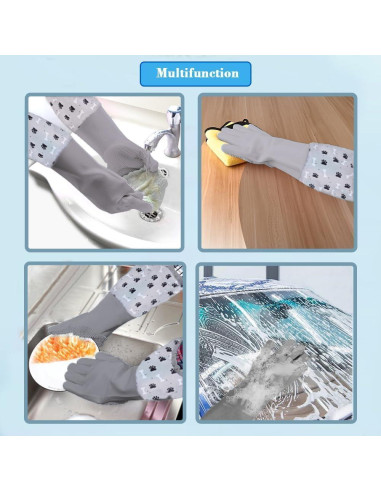 Juego de Baño para Mascotas BOBEJIMIA 3 en 1 Guantes y Cepillos