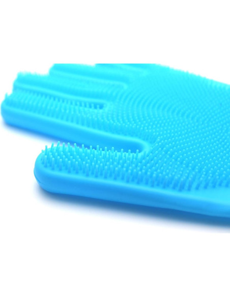 Guantes de Aseo para Mascotas HH OBD - Silicona Resistente al Calor